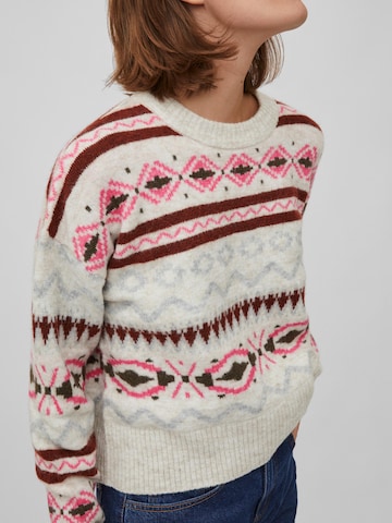 VILA Sweater 'Cilia' in Beige