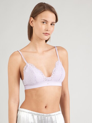 BOSS Треугольник Бюстгальтер 'BLOSSOM' в Лиловый: спереди