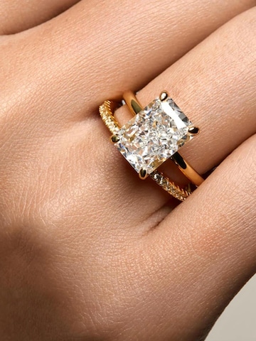 Balmante Jewelry Prsten 'Radiant Cut' – zlatá