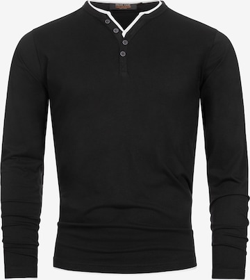 INDICODE JEANS Shirt 'Coleson' in Schwarz: Vorderseite