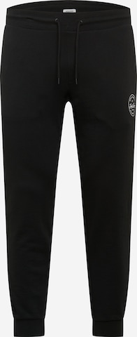 Jack & Jones Plus Tapered Pants 'Gordon' in Black: front