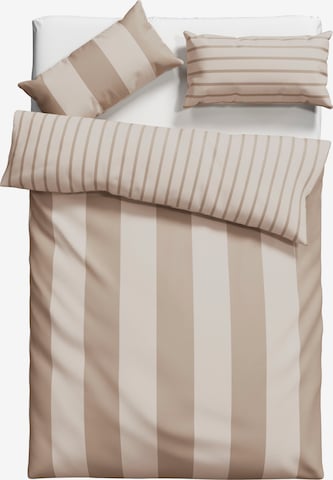 HOME AFFAIRE Duvet Cover in Beige: front