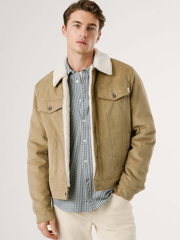 Pepe Jeans Klederdrachtjas 'JOSHUA' in Beige: voorkant