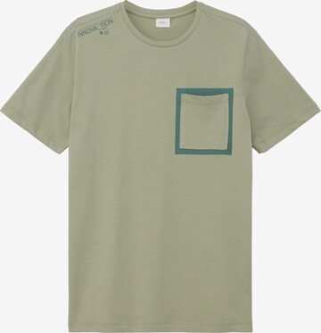 T-Shirt s.Oliver en vert : devant