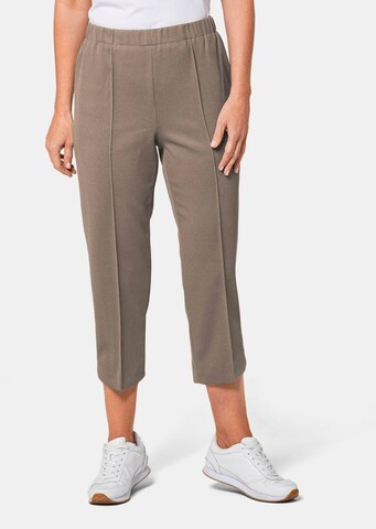 Regular Pantalon Goldner en beige : devant