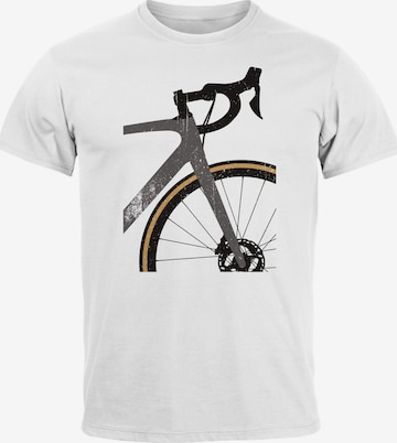 Neverless Shirt 'Rennrad' in Grey: front