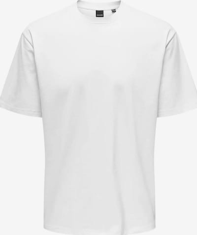 XXL dydžio Marškinėliai 'ONSFRED LIFE RLX SS TEE NOOS' iš Only & Sons, spalva – balta, Prekių apžvalga