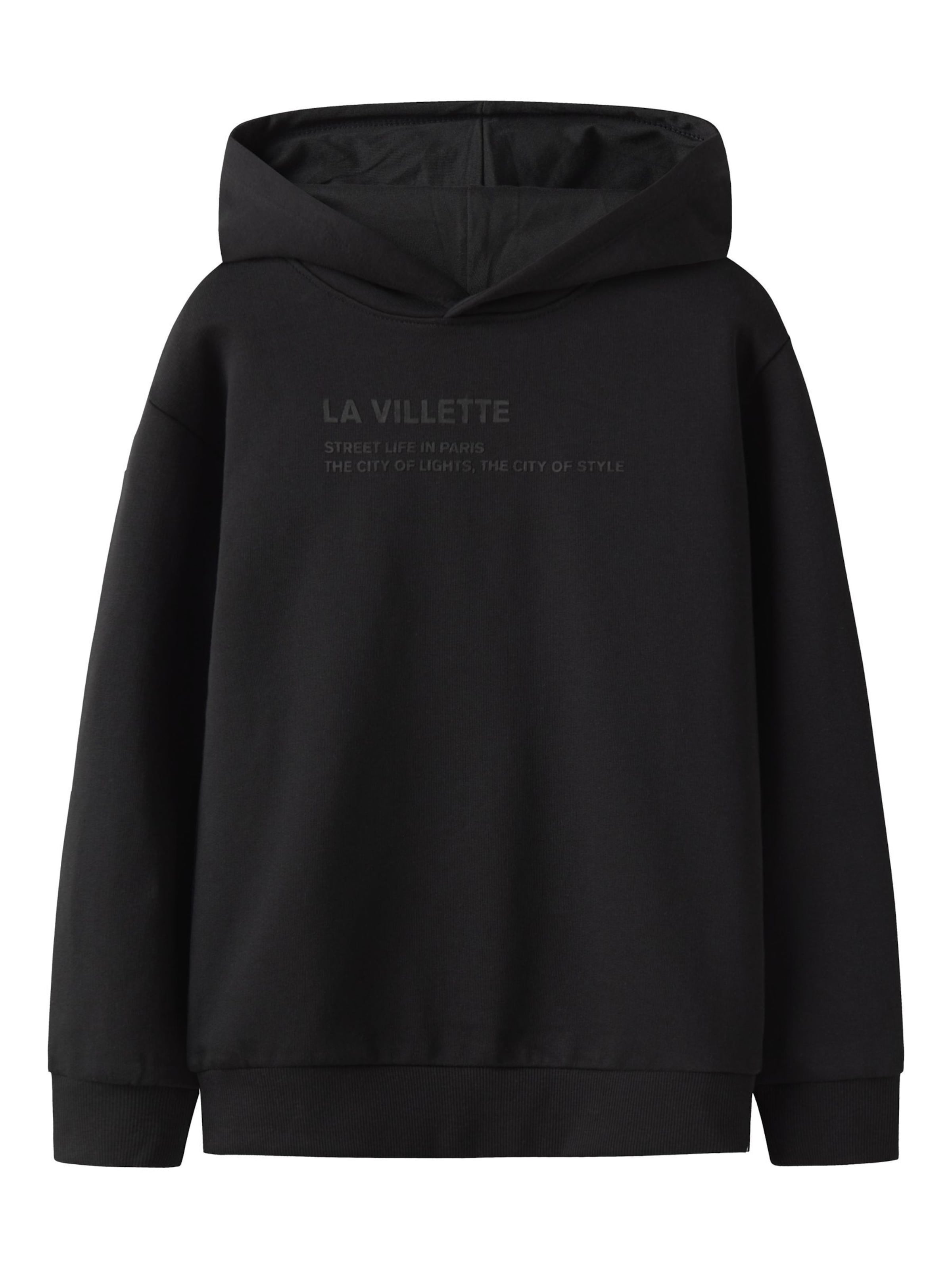 NAME IT Sweatshirt i sort: forside