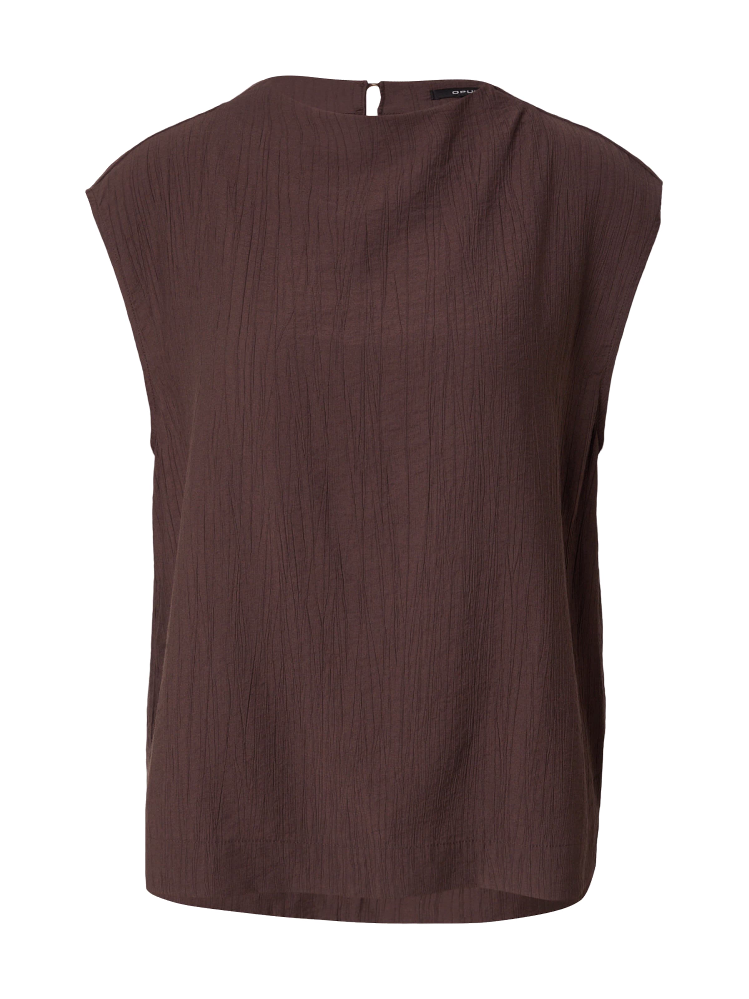 Camicia da donna 'Focy' di OPUS in marrone: frontale
