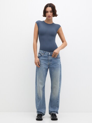 Shirtbody Pull&Bear en bleu