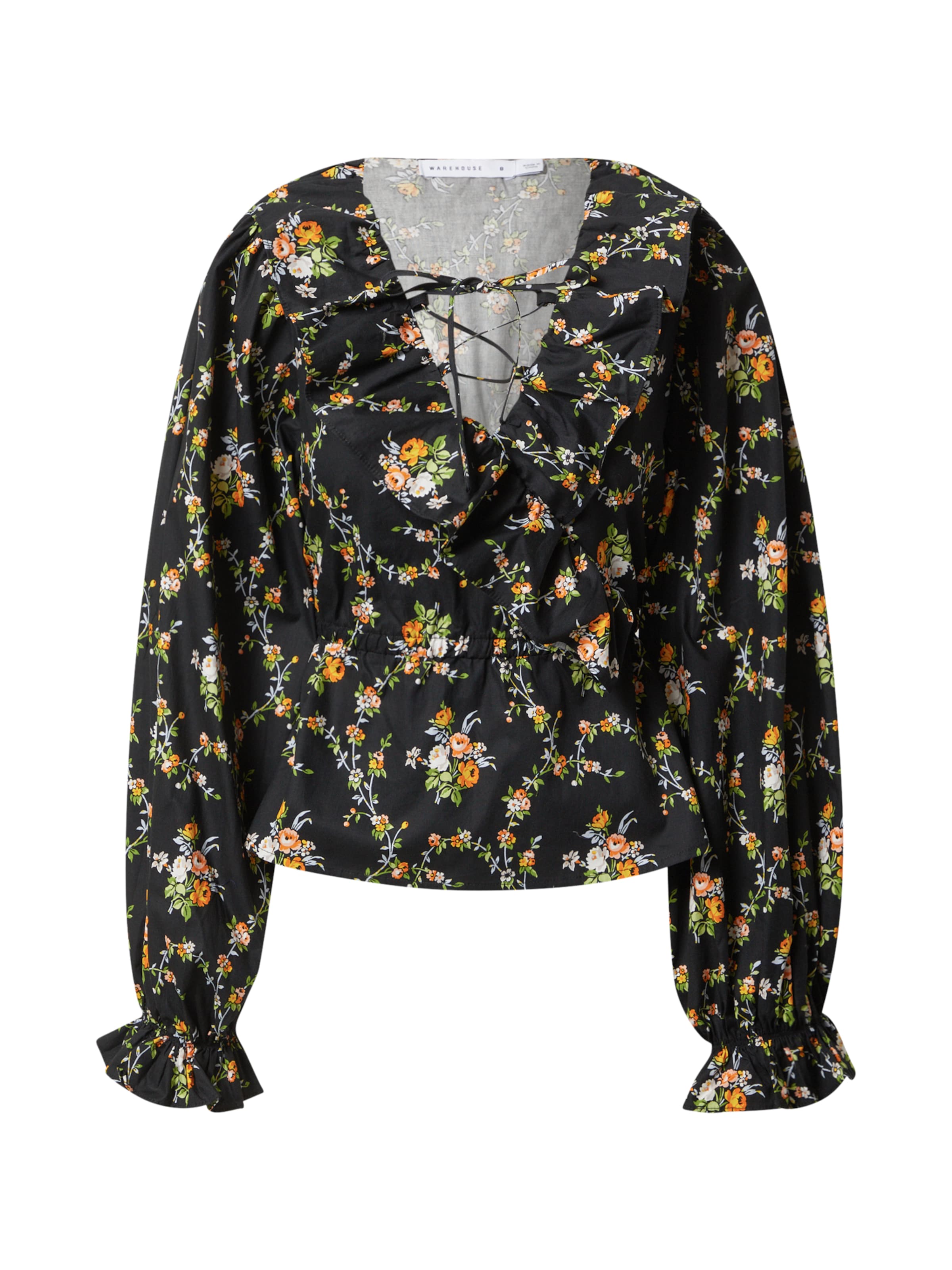 Warehouse Блузка в Черный: спереди