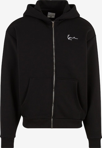 Karl KaniGornji dio trenirke 'Essential' - crna boja: prednji dio