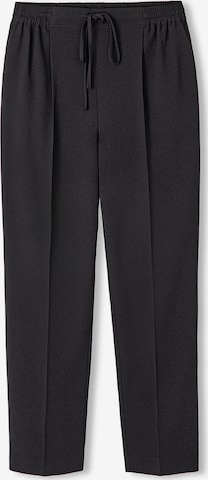 Ipekyol Tapered Pleated Pants in Black: front