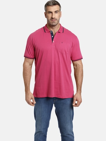 T-Shirt Charles Colby en rose : devant