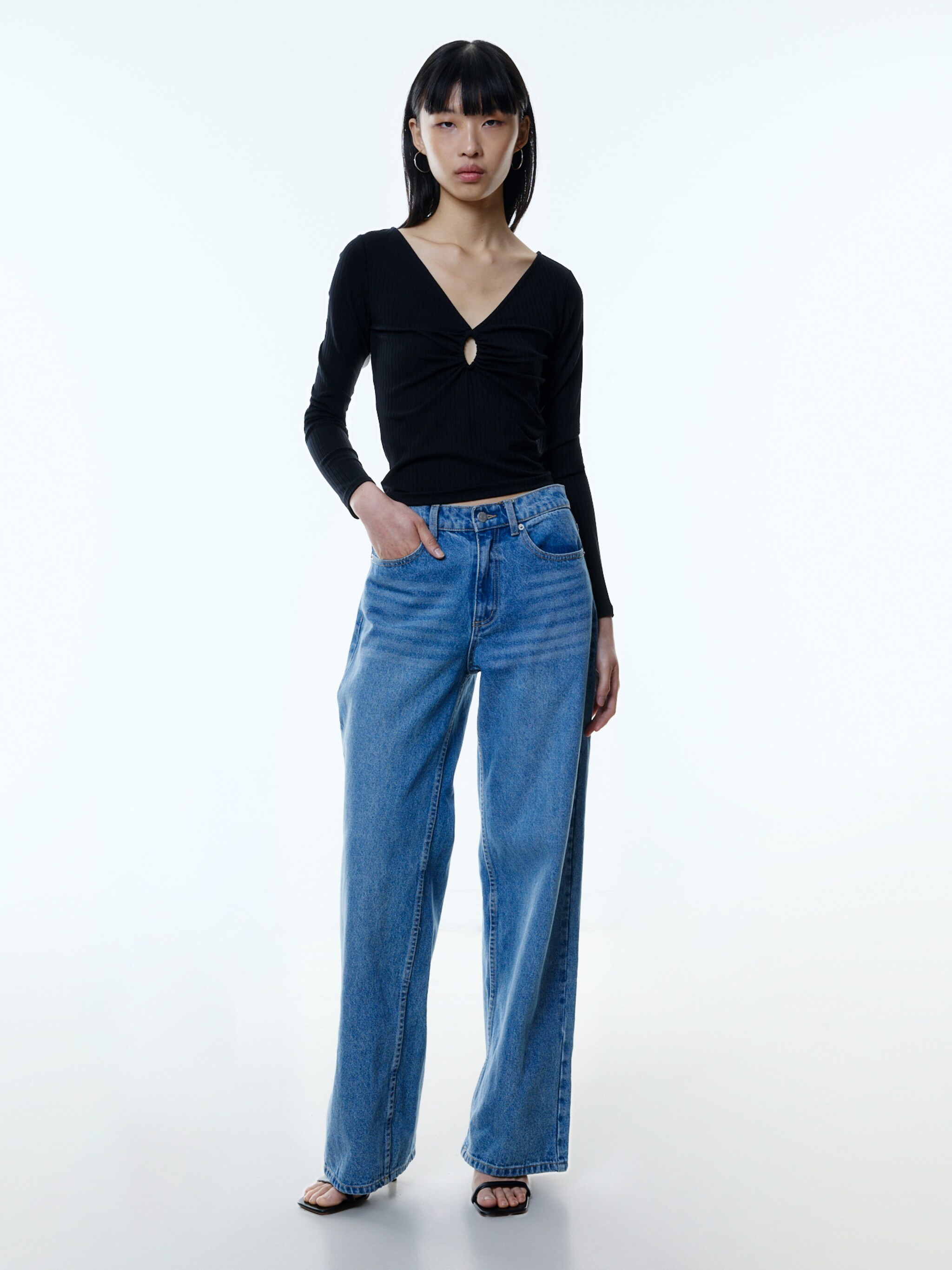 EDITED Produkte Shirt 'Orpha' schwarz