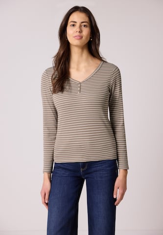 STREET ONE Shirt in Brown: front