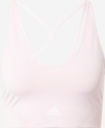 ADIDAS SPORTSWEAR Bustier Sport-BH in Pink: predná strana