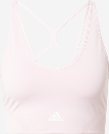ADIDAS PERFORMANCE Sports bra in Pink: front