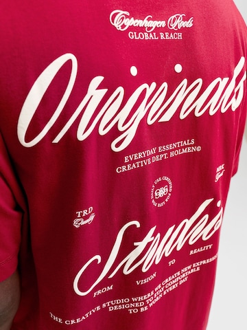 JACK & JONES Shirt in Red