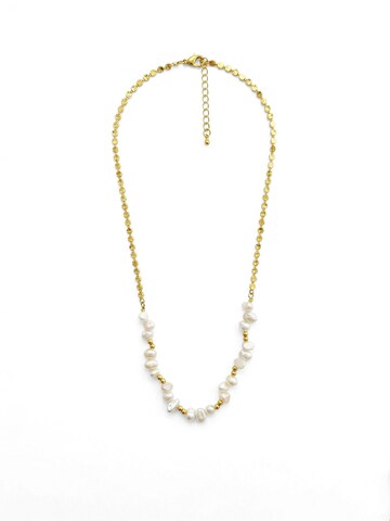 Nemomatheo Kette 'Pearl Symphony'‌‌‌‌‌‌ in Gold: Vorderseite