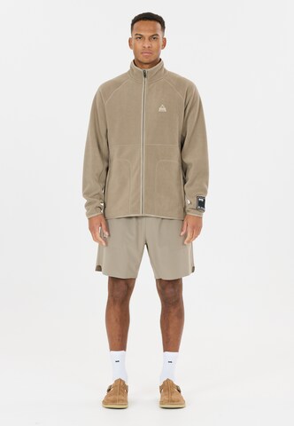 SOS Funktionele fleece-jas 'Munson' in Bruin