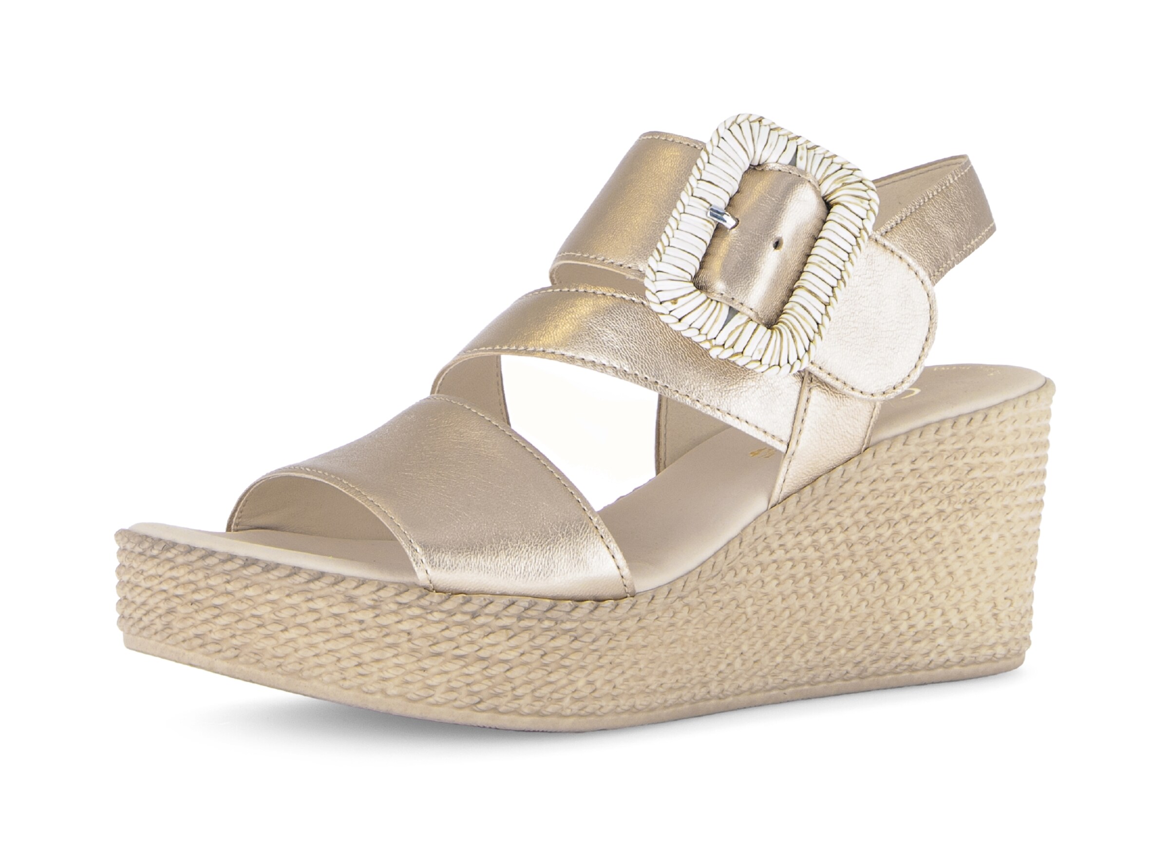 GABOR Sandale in Beige: Vorderseite