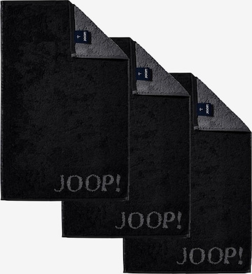 Asciugamano 'Doubleface' di JOOP! in nero: frontale