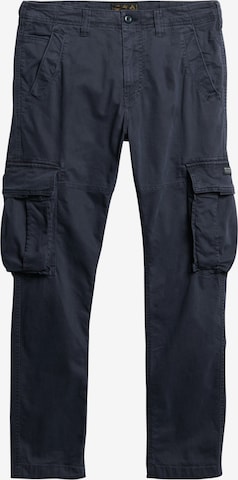 Pantalon cargo Superdry en bleu : devant