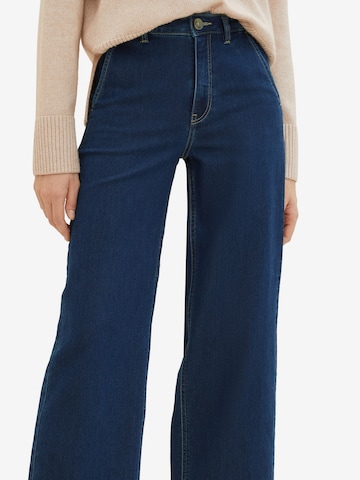 TOM TAILOR Wide Leg Jeans in Blau