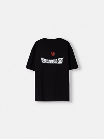 T-Shirt Bershka en noir