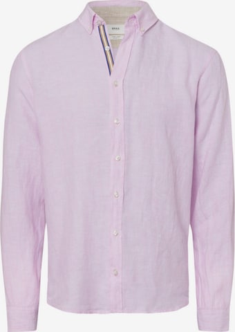 purpurinė BRAX Standartinis modelis Marškiniai 'Dirk': priekis