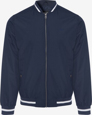 Threadbare Between-Season Jacket 'Norris' in Blue: front