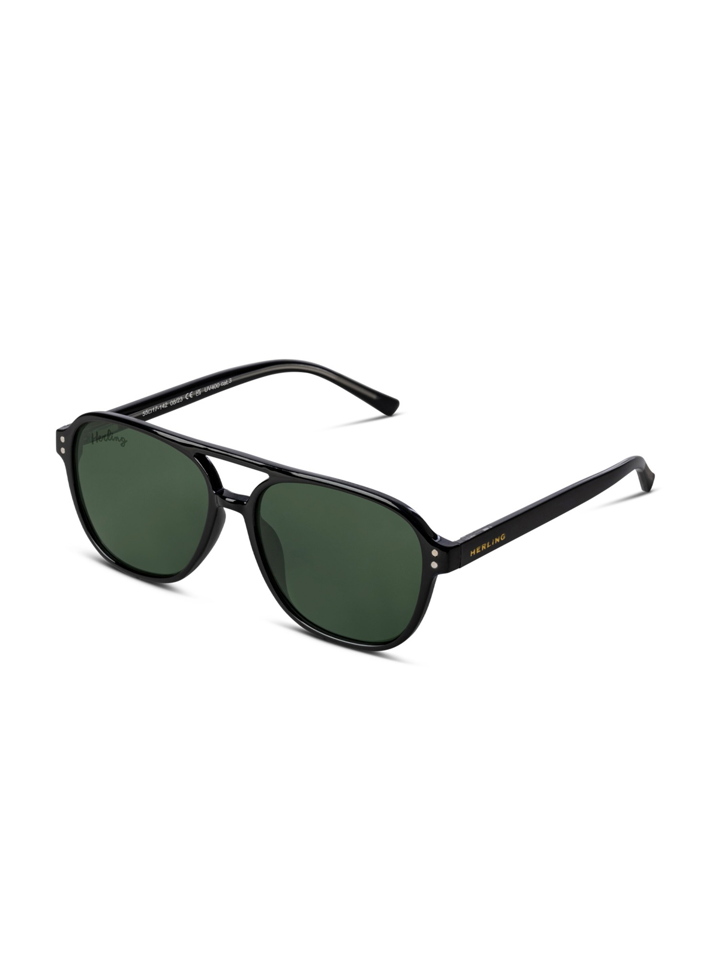Herling Sonnenbrille 'Thorne Sun' in Schwarz: Vorderseite