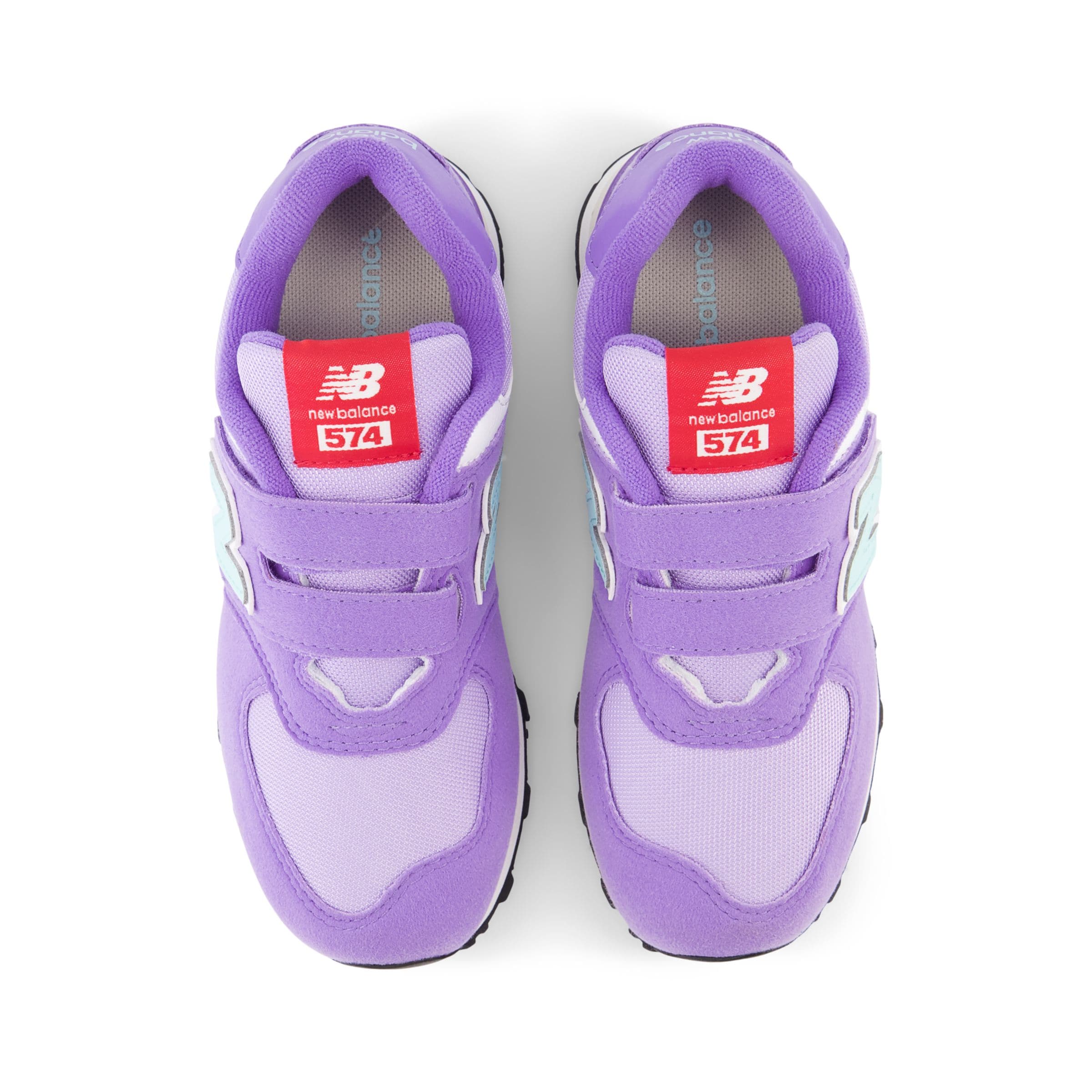 New balance best sale leder kinder lila