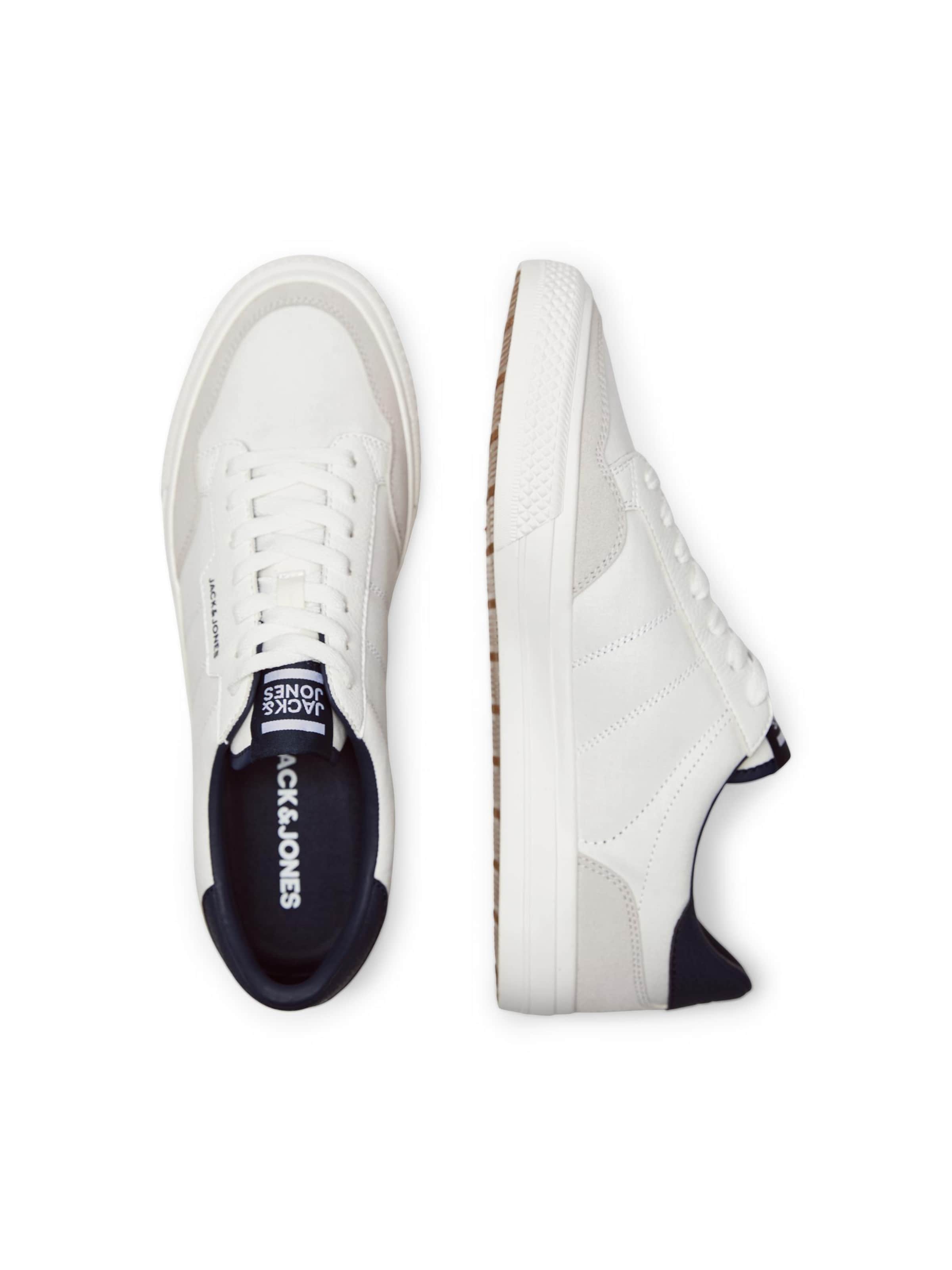 JACK & JONES Nizke superge 'JFWMOrden Combo' | bela barva