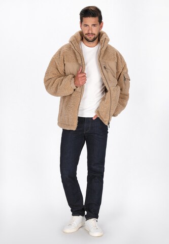 DreiMaster Maritim Winter jacket 'Maritime' in Beige