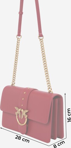 PINKO Crossbody Bag 'LOVE ONE' in Red