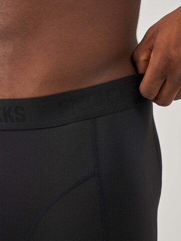 SNOCKS Boxershorts in Schwarz