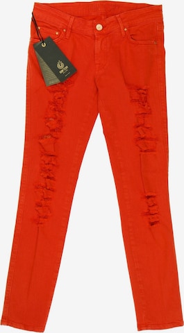 Don't Cry Skinny-Jeans in 29 in Red: front