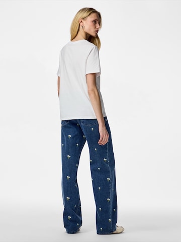 PIECES Regular Jeans 'PCFlora' in Blau