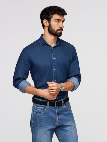 Ombre Regular Fit Hemd‌‌‌‌‌‌‌‌ in Blau