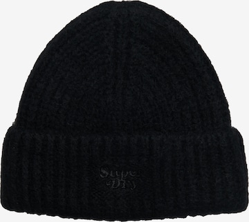 Superdry Beanie in Black: front