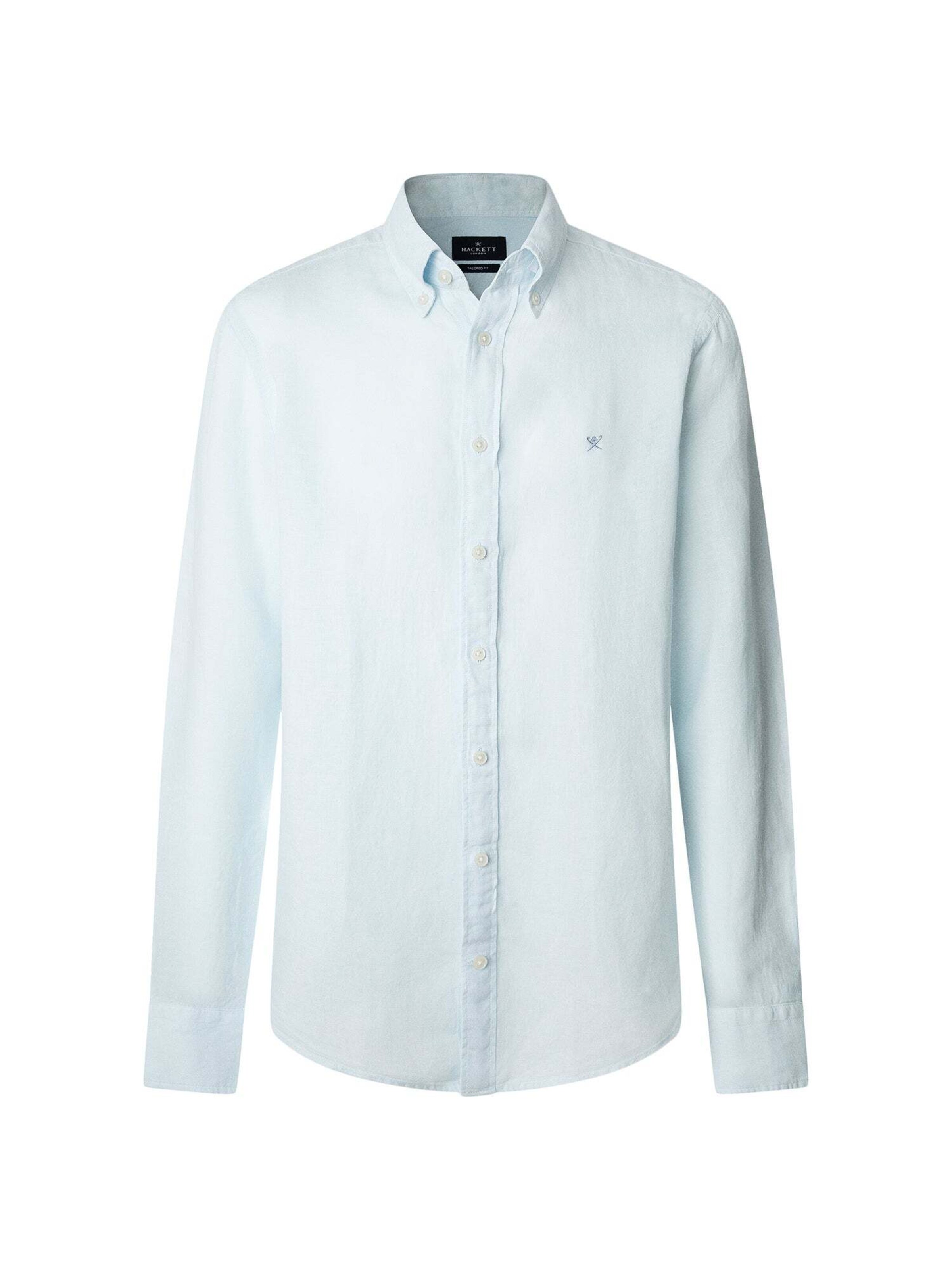 Hackett London Button Up Shirt in Blue: front