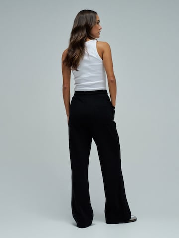 Salsa Jeans Wide leg Chino trousers in Black