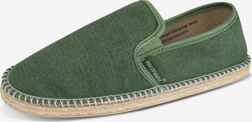 normani Espadrilles in Groen: voorkant