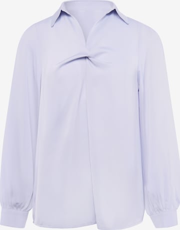 usha BLACK LABEL Blouse in Blauw: voorkant
