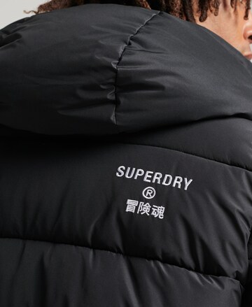 Superdry Winterjas in Zwart