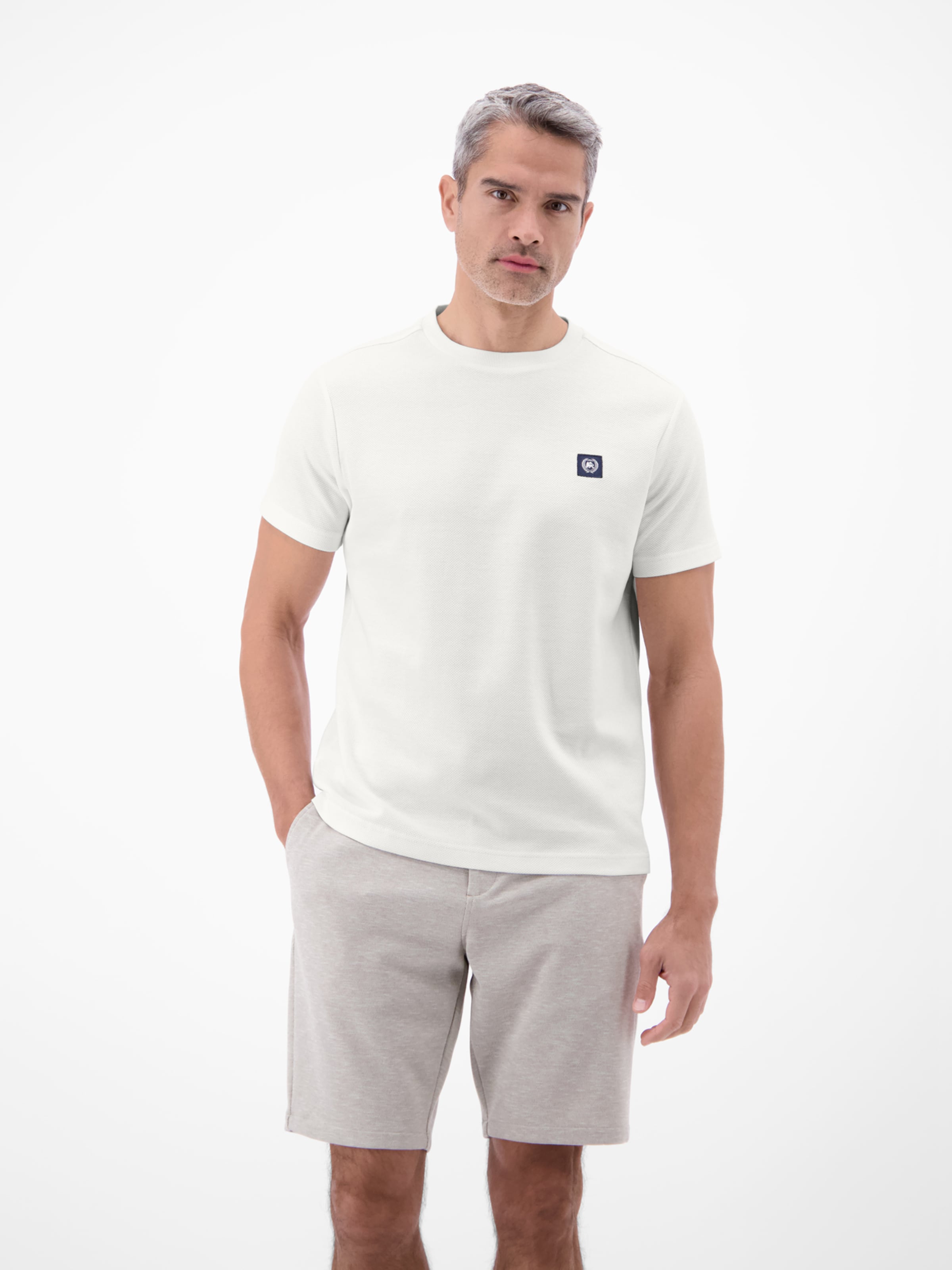 LERROS Shirt in Wit: voorkant