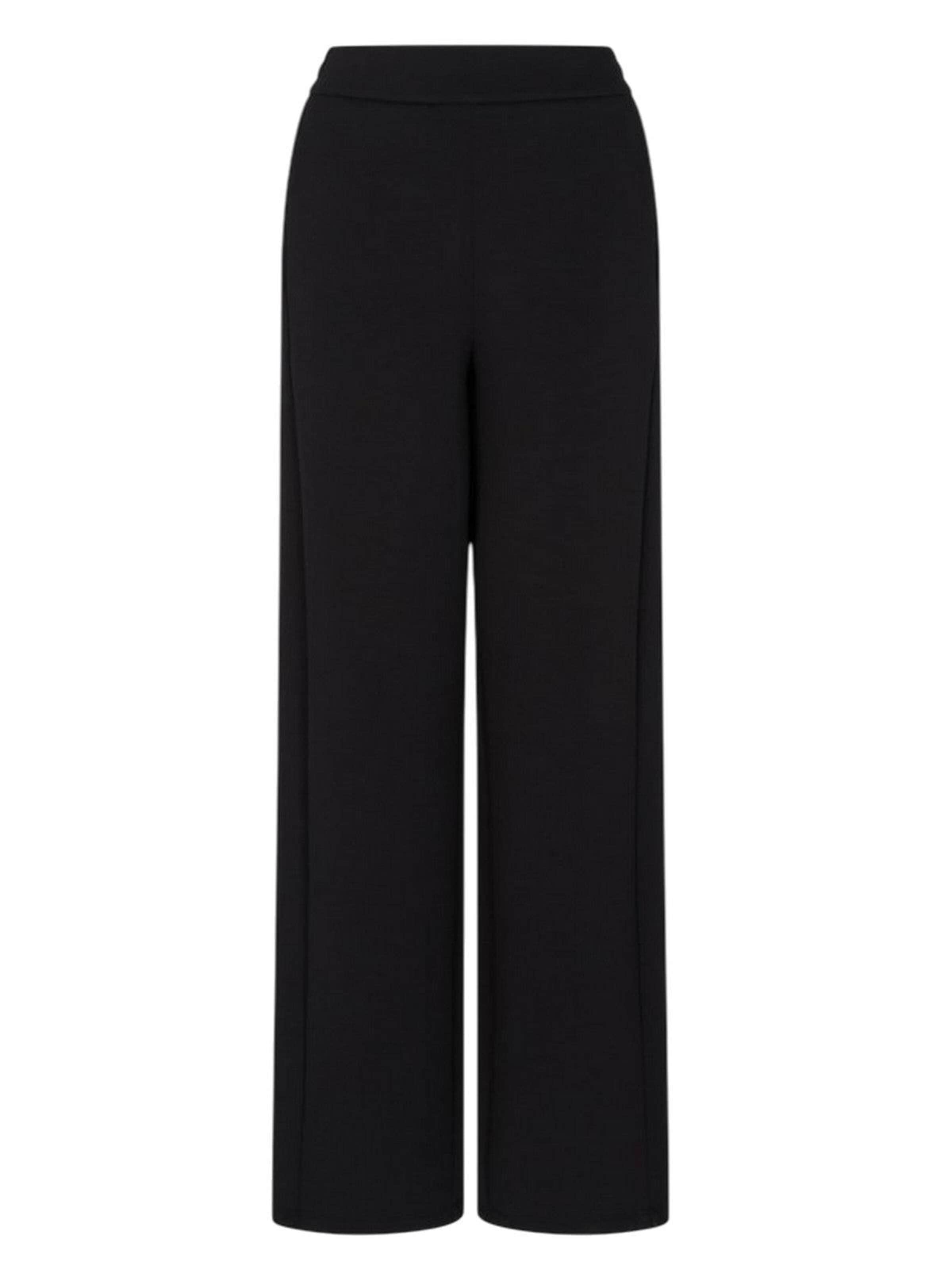 Emporio Armani - regular Pantalón en negro: frente