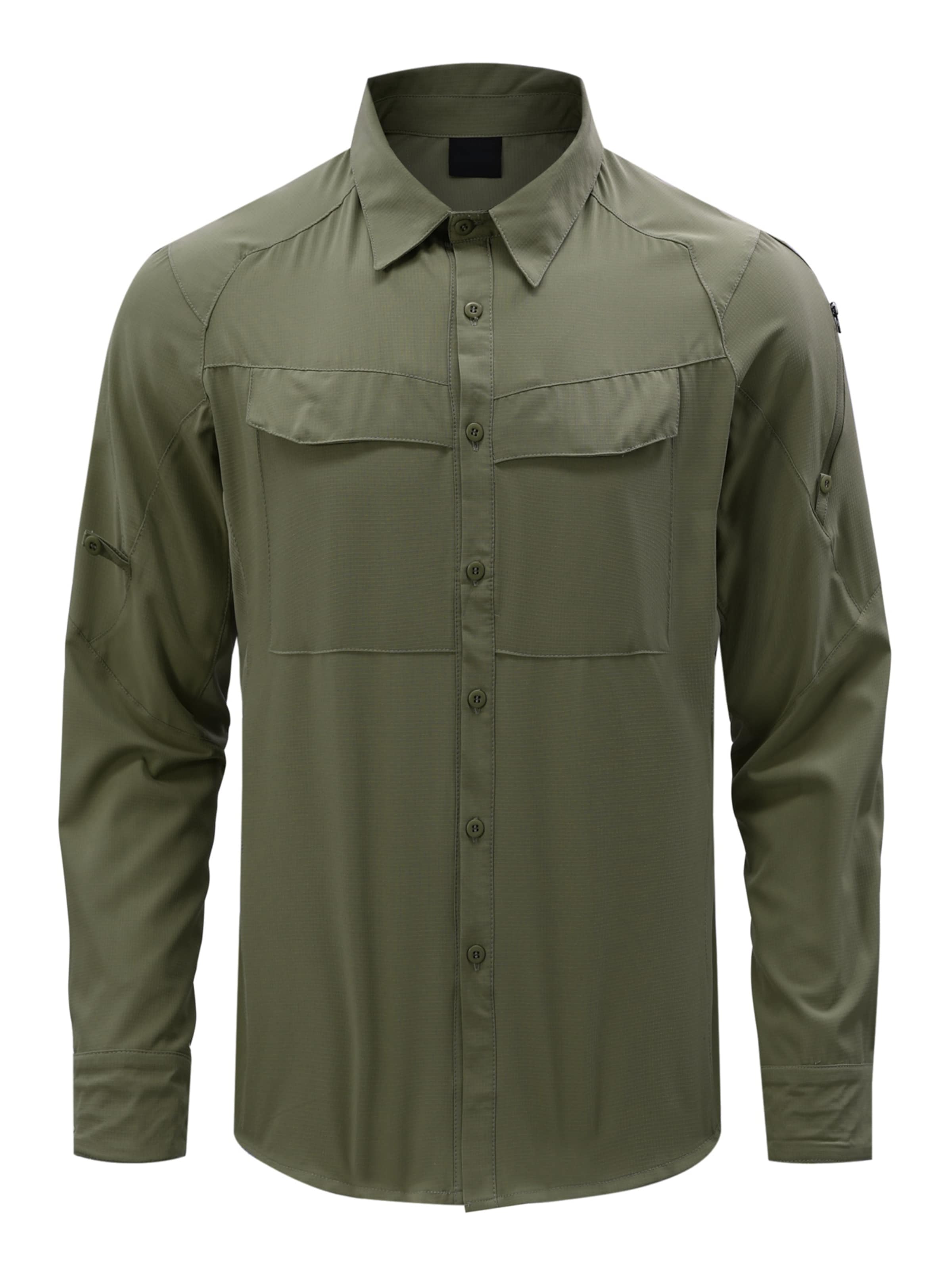 Youthup Button Up Shirt in Green, Item view